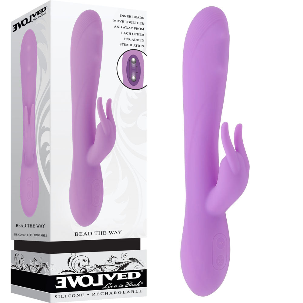 Evolved BEAD THE WAY USB Rechargeable Rabbit Vibrator Evolved