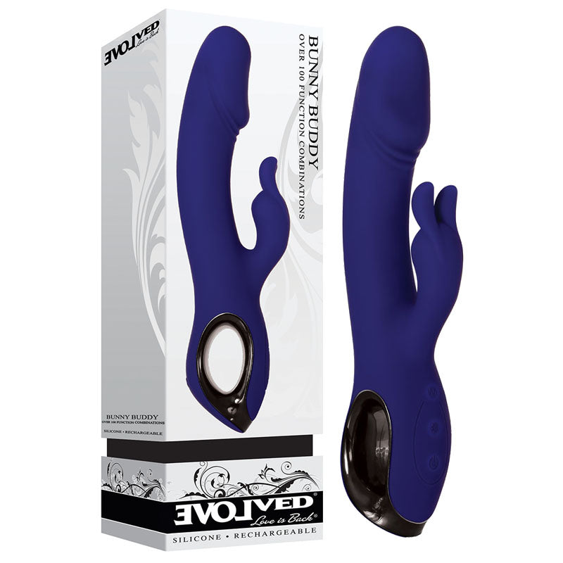 Evolved Bunny Buddy USB Rechargeable Rabbit Vibrator 22.2cm Evolved