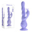 Evolved WIGGLY BUNNY USB Rechargeable Rabbit Vibrator With Suction Base Purple Evolved