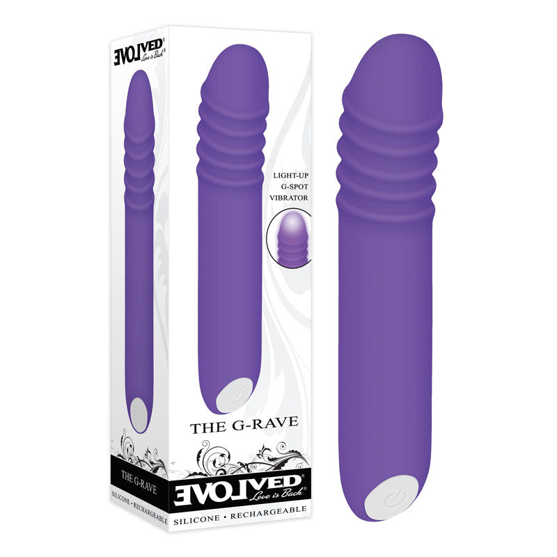 Evolved The G Rave USB Rechargeable Vibrator 15.1cm Evolved Main image