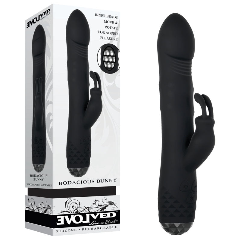 Evolved BODACIOUS BUNNY USB Rechargeable Rabbit Vibrator 22.9cm Evolved Main image