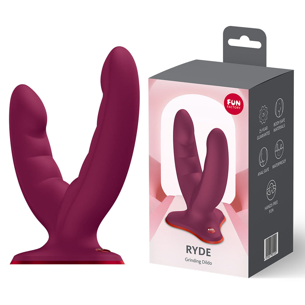 Fun Factory RYDE Grinding Dildo Wine Red Fun Factory Main image