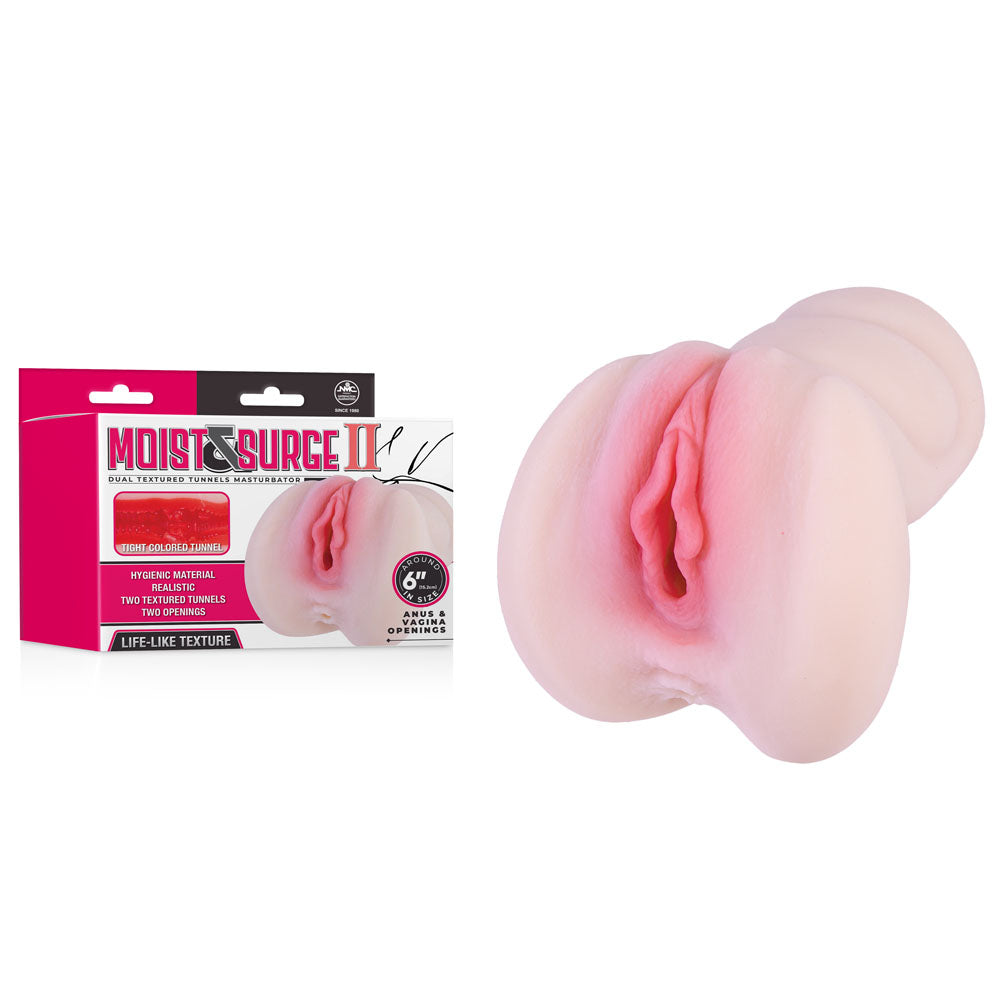 Excellent Power Moist & Surge II Dual Layer Vagina Stroker Male Masturbator Excellent Power