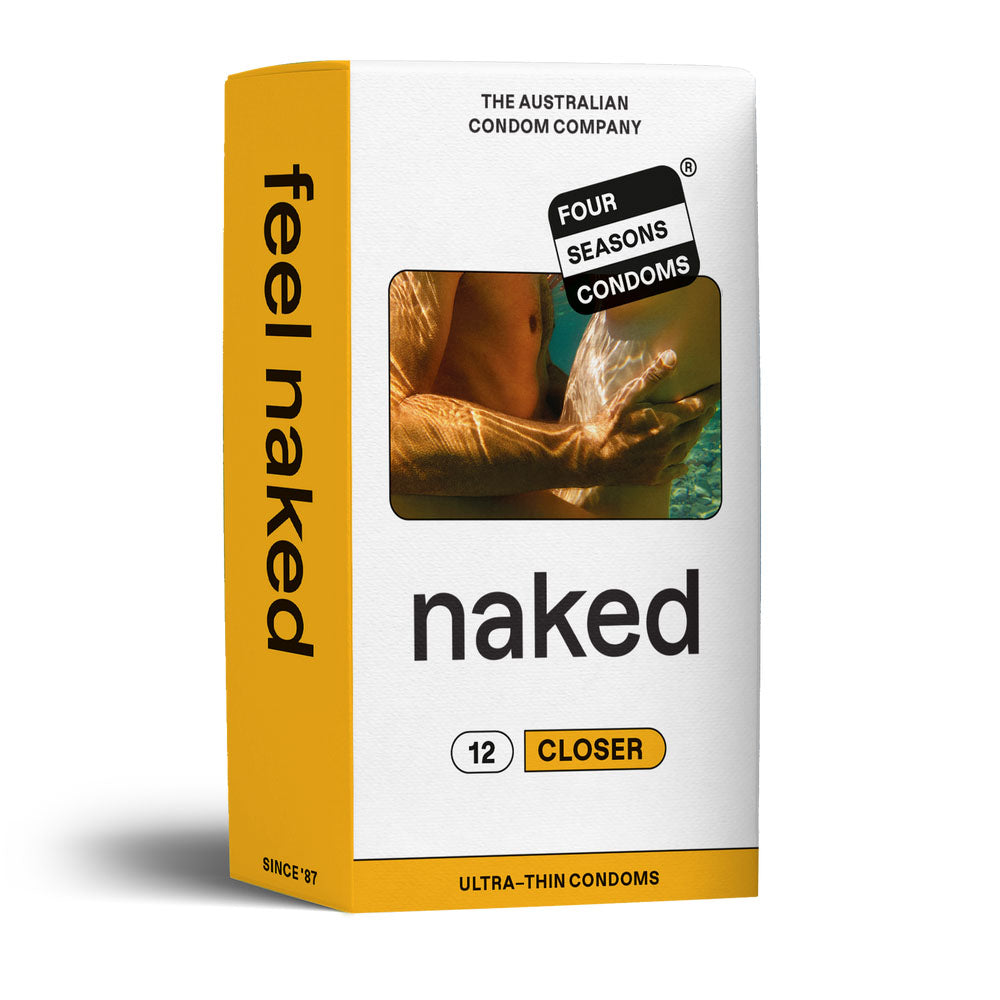 Four Seasons Naked Closer Ultra Thin Tighter Lubed Condoms 12 Pack Four Seasons Main image