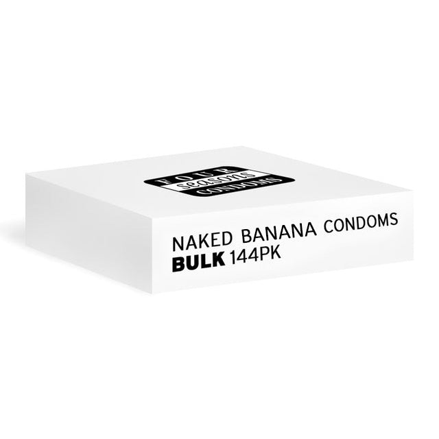 Four Seasons Naked Banana Flavoured Condoms Bulk Box Of 144 Four Seasons Main image