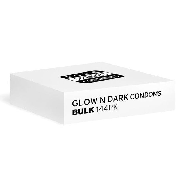 Four Seasons Glow in the Dark Condoms Bulk Box 144 Pack Four Seasons