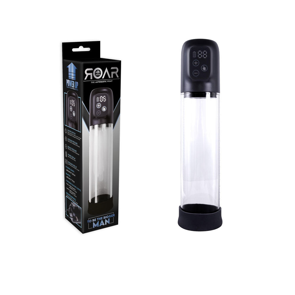 Excellent Power Roar USB Rechargeable Penis Pump 20cm Clear Excellent Power