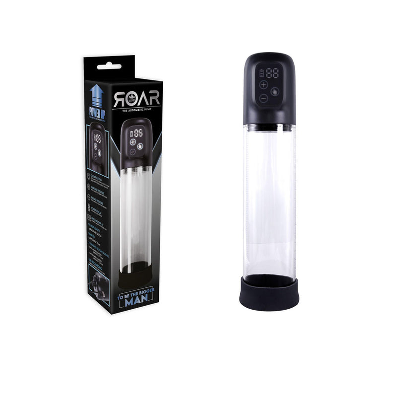 Excellent Power Roar USB Rechargeable Penis Pump 20cm Clear