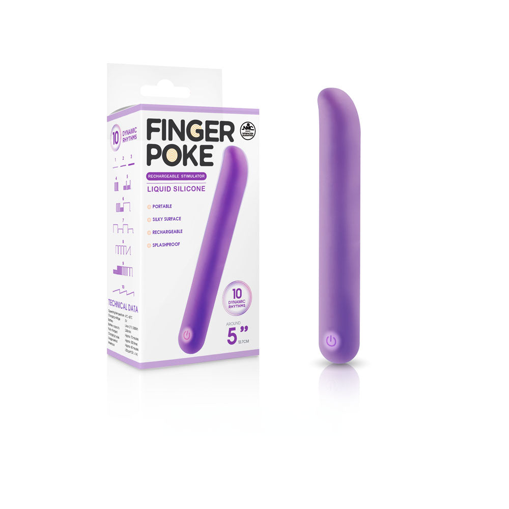 Excellent Power Finger Poke USB Rechargeable Bullet Vibrator 12.7cm Excellent Power