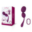 Excellent Power Lust Rhapsody Impulsing Ball USB Rechargeable Impulsing Kegel Balls With Wireless Remote Purple Excellent Power