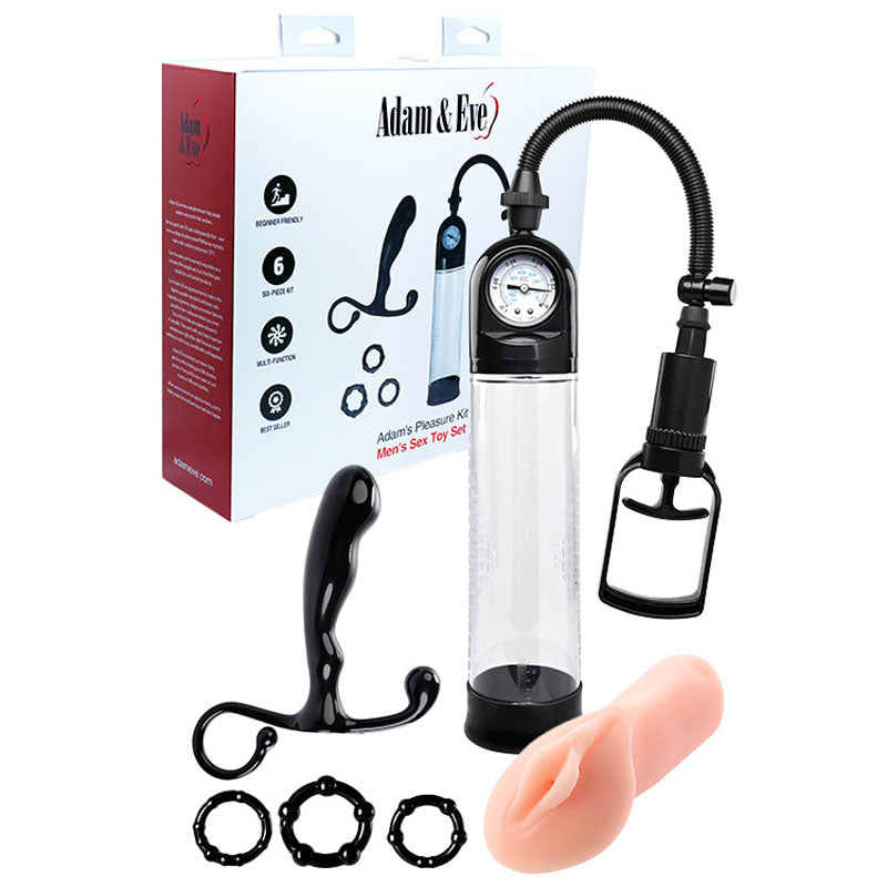 Adam & Eve ADAMS PLEASURE KIT Male Kit 6 Piece Set