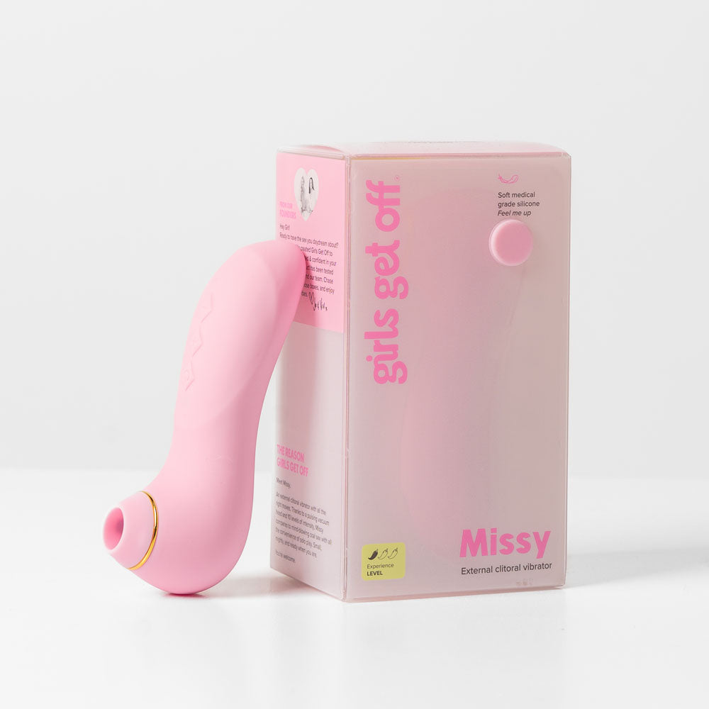 Girls Get Off Missy USB Rechargeable Air Pulse Clitoral Stimulator Girls Get Off