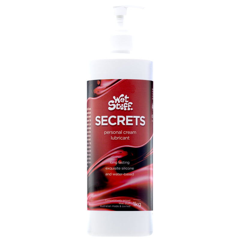 Wet Stuff Secrets Hybrid Lubricant 1kg Pump Bottle