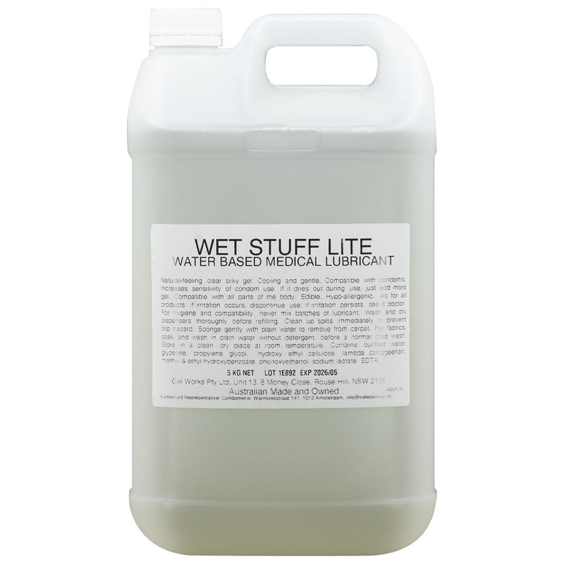 Wet Stuff Lite Water Based Lubricant 5kg Tube