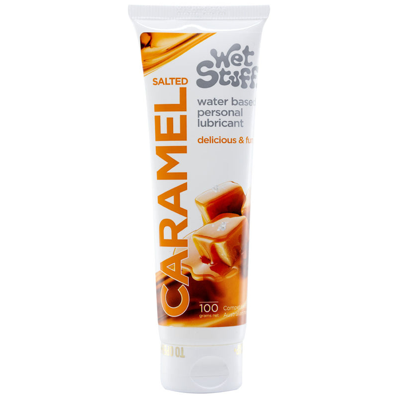Wet Stuff Salted Caramel Flavoured Water Based Lubricant 100g Tube
