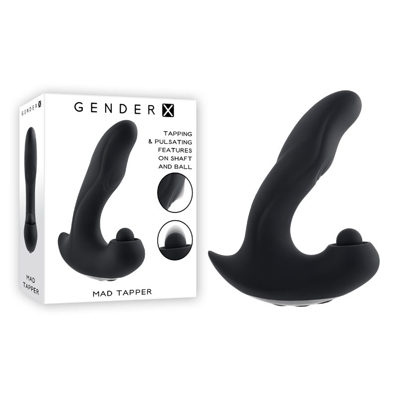 Gender X MAD TAPPER USB Rechargeable Double Tapping Vibrating Massager