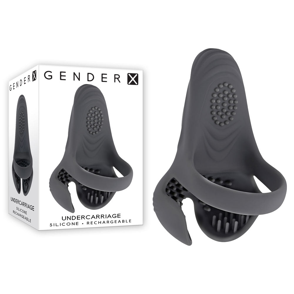 Gender X UNDERCARRIAGE USB Rechargeable Vibrating Ring Grey Gender X Main image