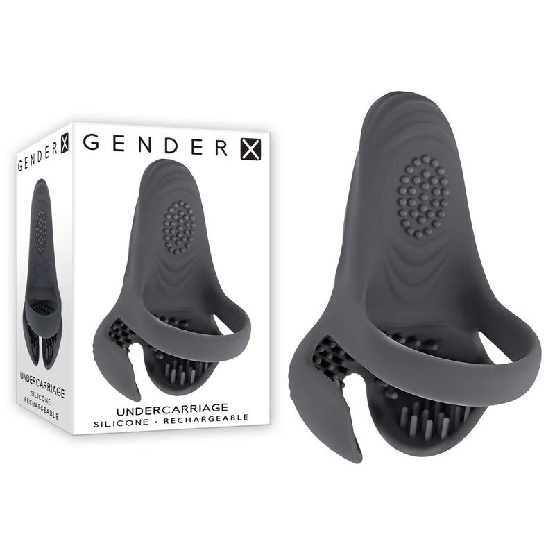 Gender X UNDERCARRIAGE USB Rechargeable Vibrating Ring Grey