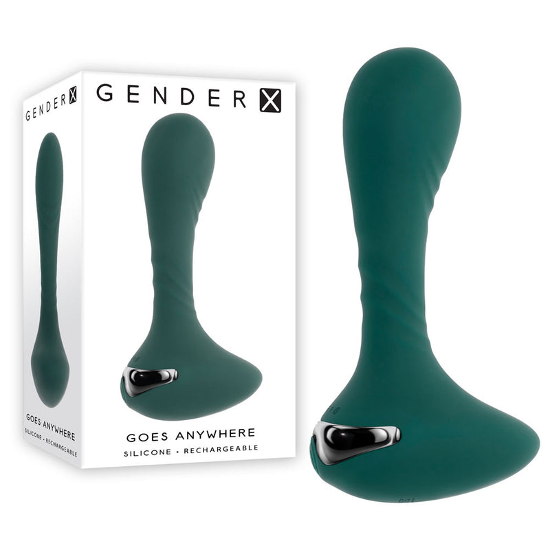 Gender X GOES ANYWHERE USB Rechargeable Vibrator 12.4cm