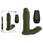 Gender X THE HUNK USB Rechargeable Thrusting Vibrator With Remote 15.2cm Gender X