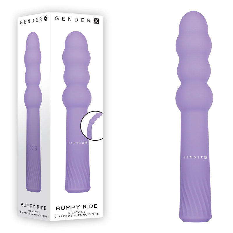 Gender X BUMPY RIDE USB Rechargeable Vibrator 17.4cm Gender X