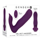 Gender X VELVET HAMMER USB Rechargeable Wearable Vibe With Remote Gender X