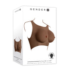 Gender X UNDERGARMENTS PLATE Dark Wearable Breasts C Cup Brown Gender X