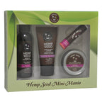 Earthly Body Hemp Seed Mini Mania Scented Lotion Kit 4 Piece Set Earthly Body