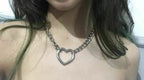 House of Dasein Silver Heart Chain Choker XL House of Dasein