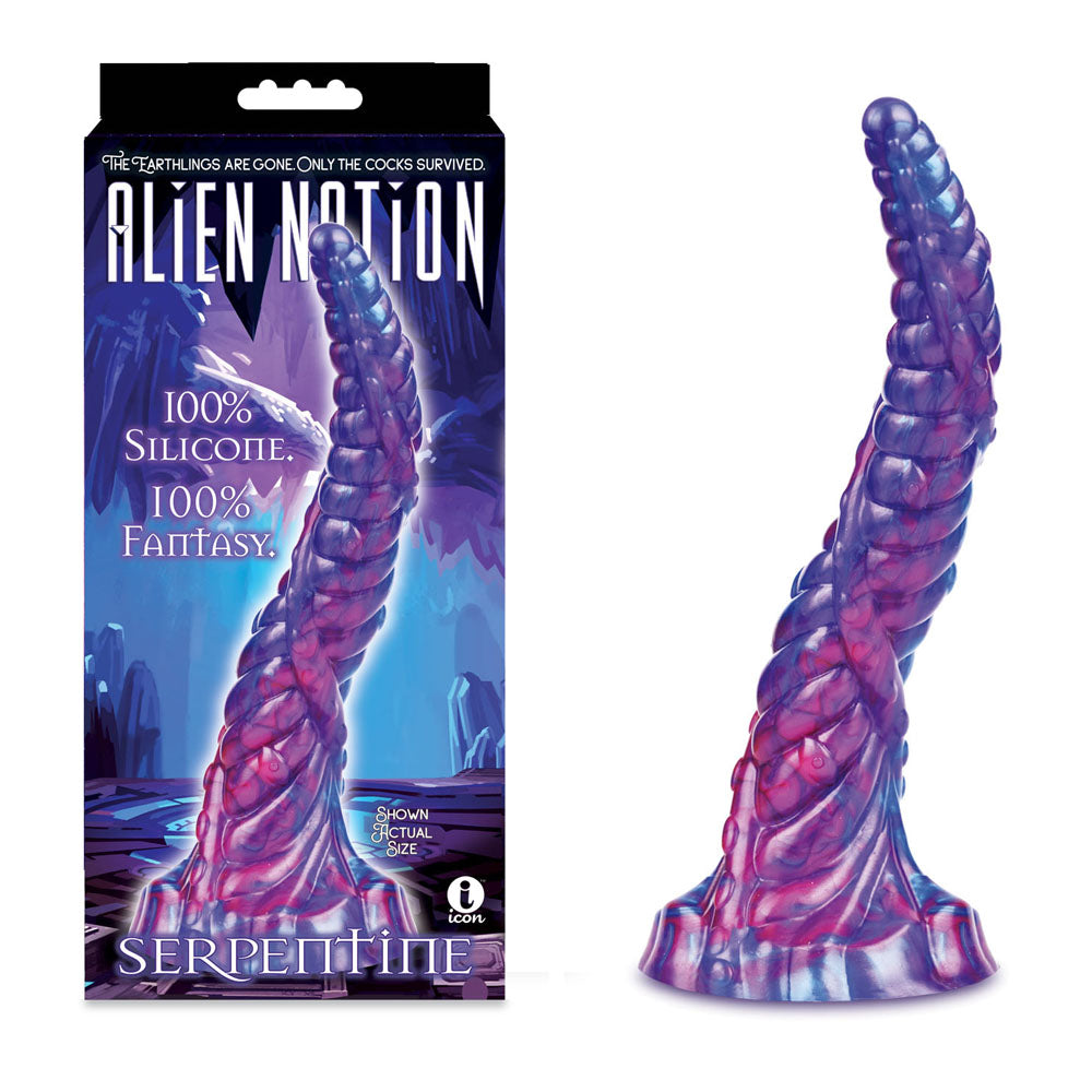 Icon Brands Alien Nation Serpentine Fantasy Dong 30cm Purple Icon Brands Main image