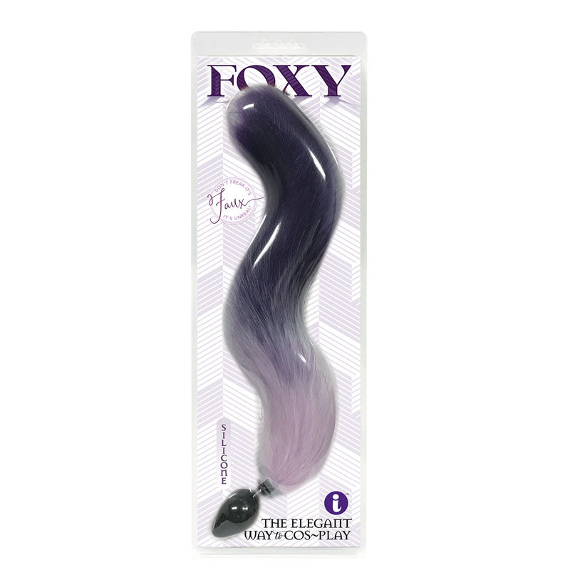 Icon Brands Foxy Fox Tail Silicone Butt Plug With 46cm Tail