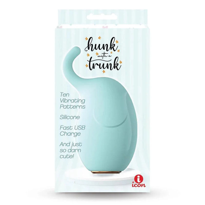Icon Brands Buzzy Budd, Hunk With A Trunk USB Rechargeable Stimulator Icon Brands