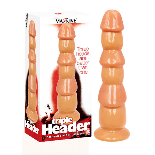 Icon Brands Massive Triple Header 3 Dick Head Dildo