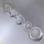 House Of Dasein Pyrex Spiral Glass Dildo Clear House of Dasein