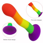 House Of Dasein Rainbow Silicone Dildo House of Dasein