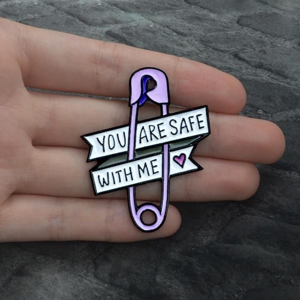 House Of Dasein Safe Me Pin Lavender House of Dasein Main image