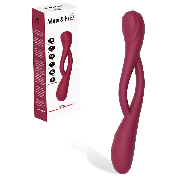 Adam & Eve INFINITY USB Rechargeable Bendable Vibrator Adam & Eve