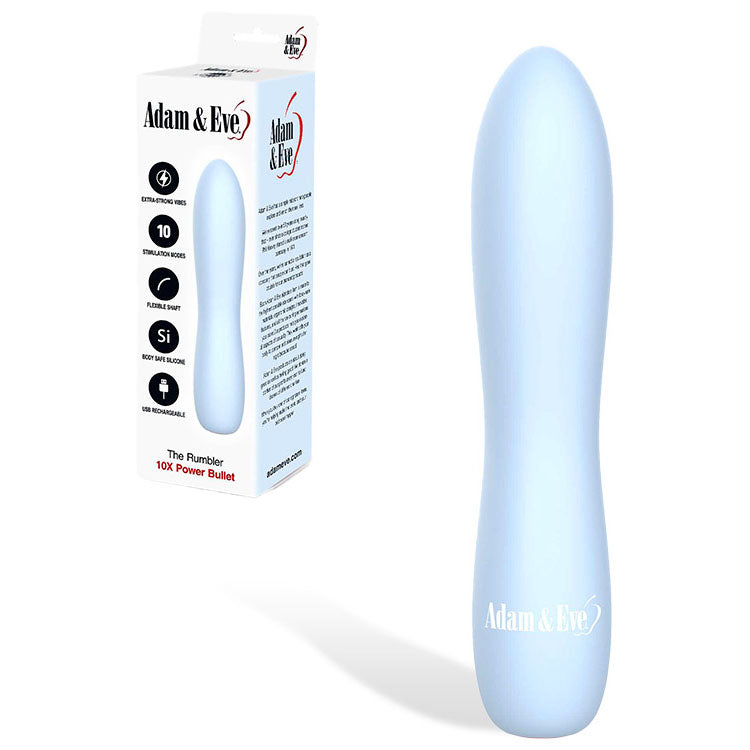 Adam & Eve THE RUMBLER USB Rechargeable Extra Strong Bullet Vibrator Adam & Eve