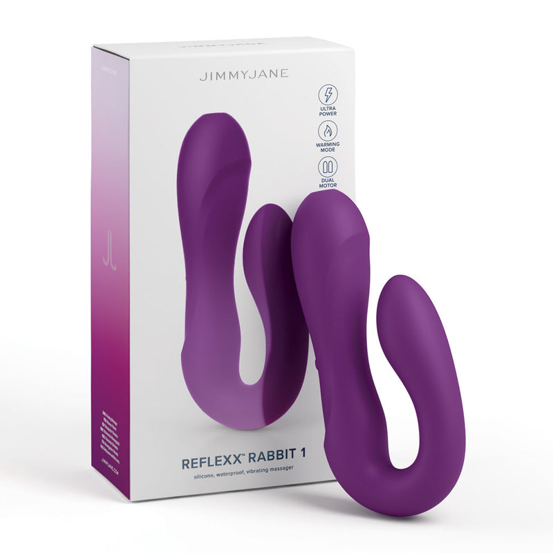 JimmyJane Reflexx Rabbit 1 USB Rechargeable Dual Vibrator