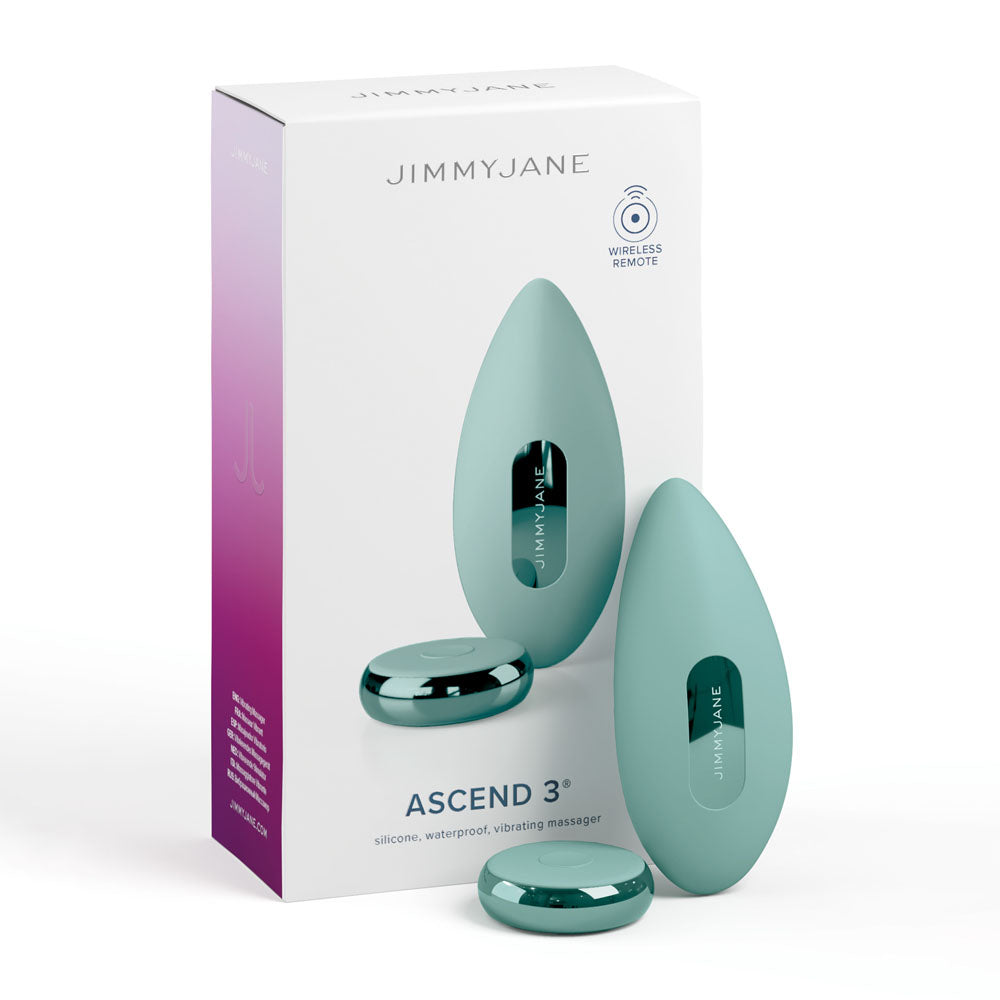 JimmyJane Ascend 3 USB Rechargeable Stimulator With Wireless Remote 9cm JimmyJane