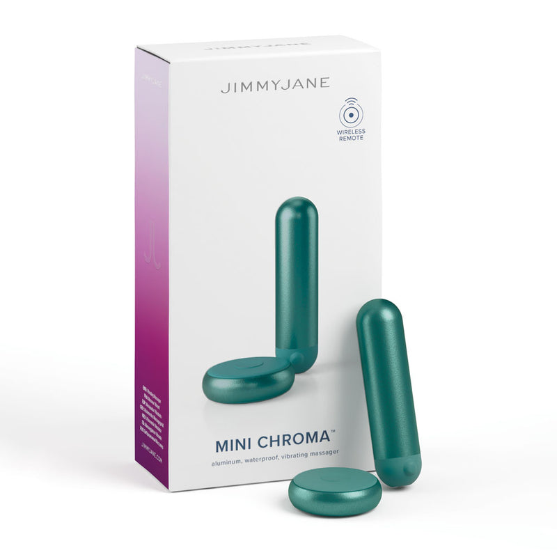 JimmyJane Mini Chroma USB Rechargeable Bullet Vibrator With Wireless Remote