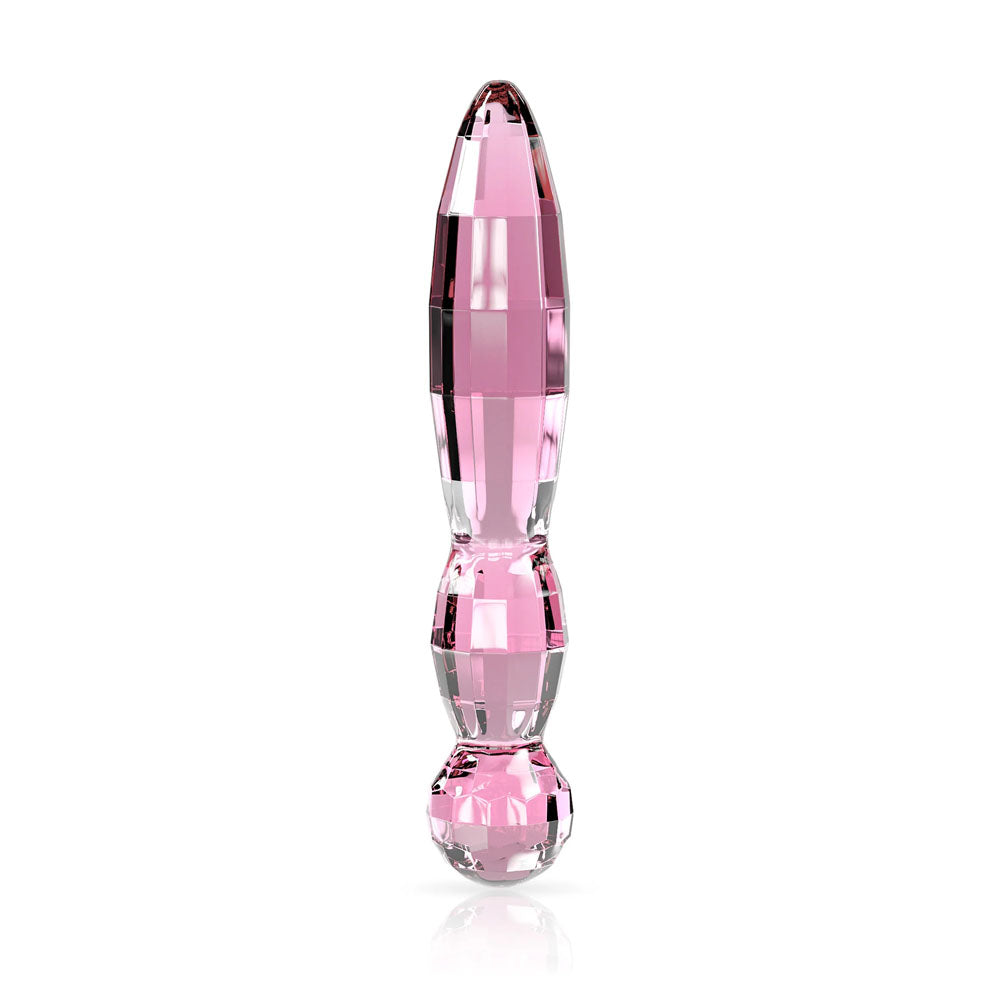 JimmyJane Dillenia Cissus Clear Glass Dildo 19.5cm Pink JimmyJane
