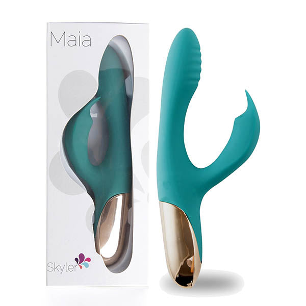 Maia Skyler USB Rechargeable Bendable Rabbit Vibrator 21.6cm