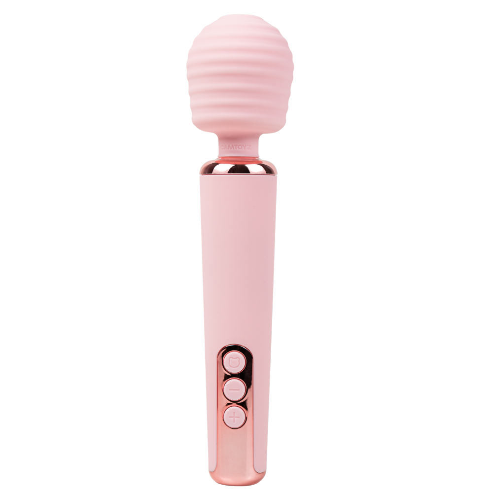 CAMTOYZ Intense App Controlled Wand Vibrator Pink CAMTOYZ