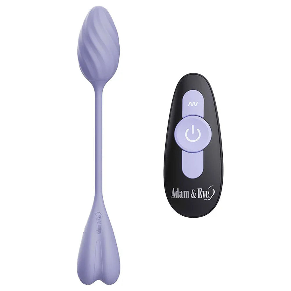 Adam & Eve SPIRAL LOVE USB Rechargeable Wearable Vibrating Egg With Wireless Remote Purple Adam & Eve Main image