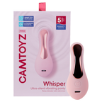 CAMTOYZ Whisper Silent App Controlled Panty Vibrator Pink CAMTOYZ