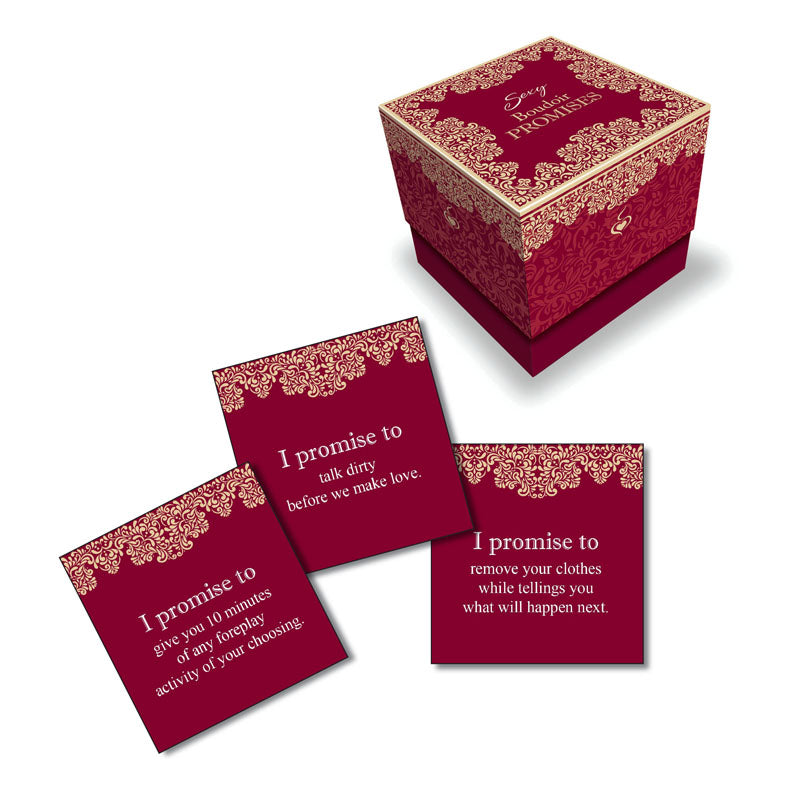 Little Genie Behind Closed Doors Sexy Boudoir Promises Lovers Activity Cards Set Of 30 Little Genie Main image