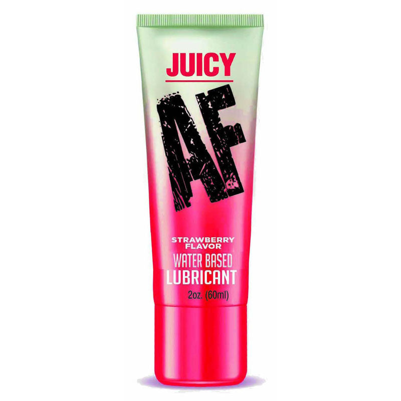 Little Genie Juicy AF Strawberry Flavoured Water Based Lubricant 60ml Tube