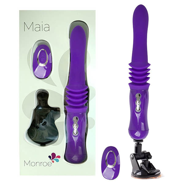 Maia Monroe USB Rechargeable Thrusting Vibrator 38cm Maia Toys Main image