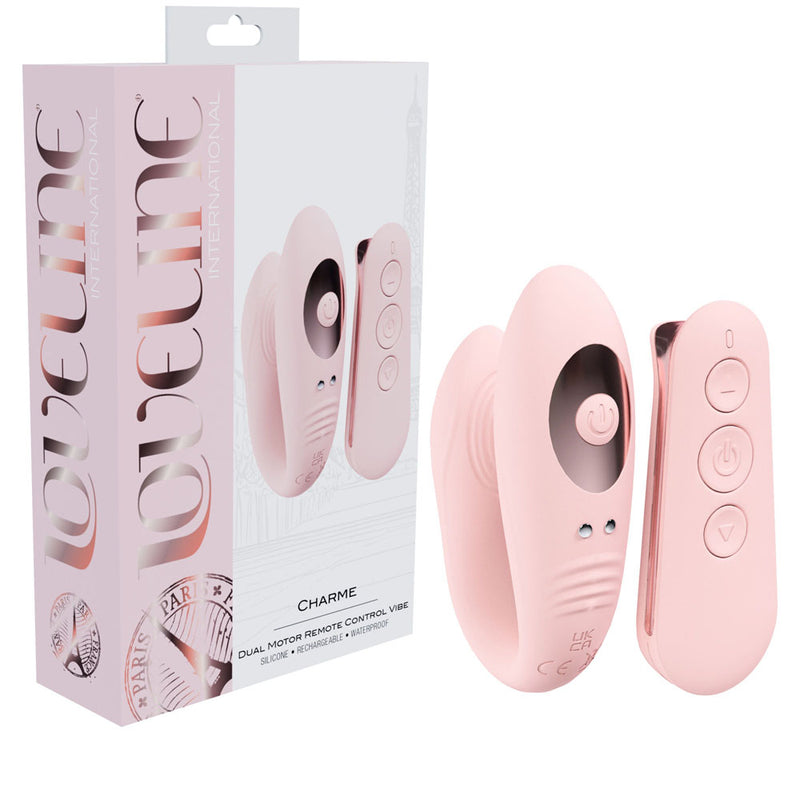 Shots Toys LOVELINE Charme USB Rechargeable Dual Motor Vibrator With Wireless Remote